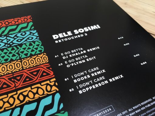 Dele Sosimi Retouched 2 back cover