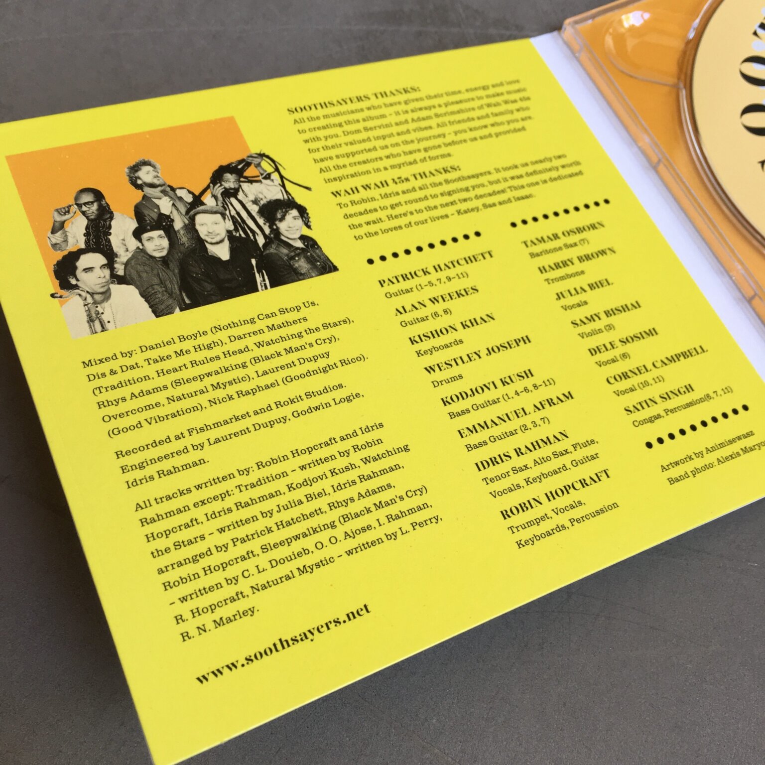 Soothsayers, Tradition CD inside