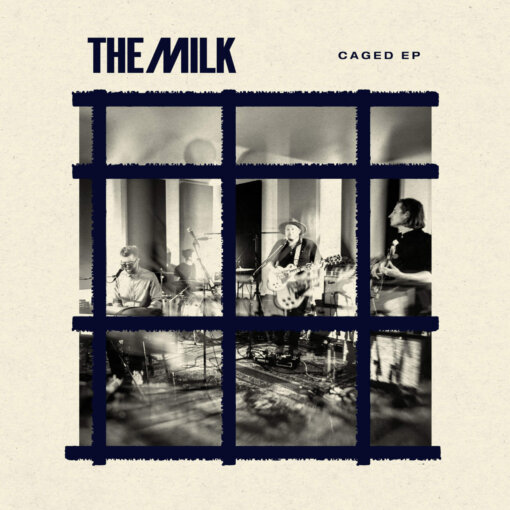 Cover art, The Milk, Caged EP